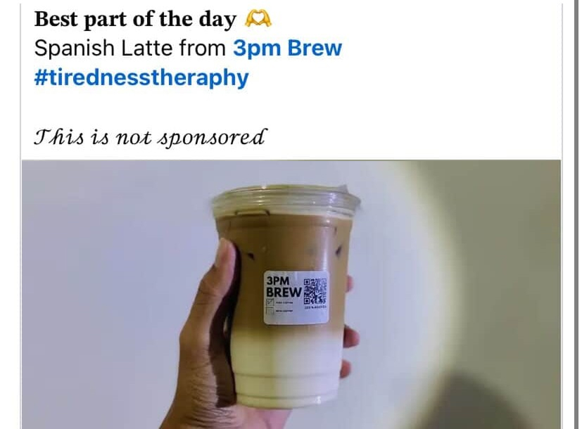 Customer review screenshot